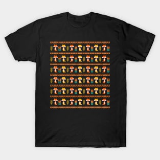 Foxes, grains and leaves T-Shirt